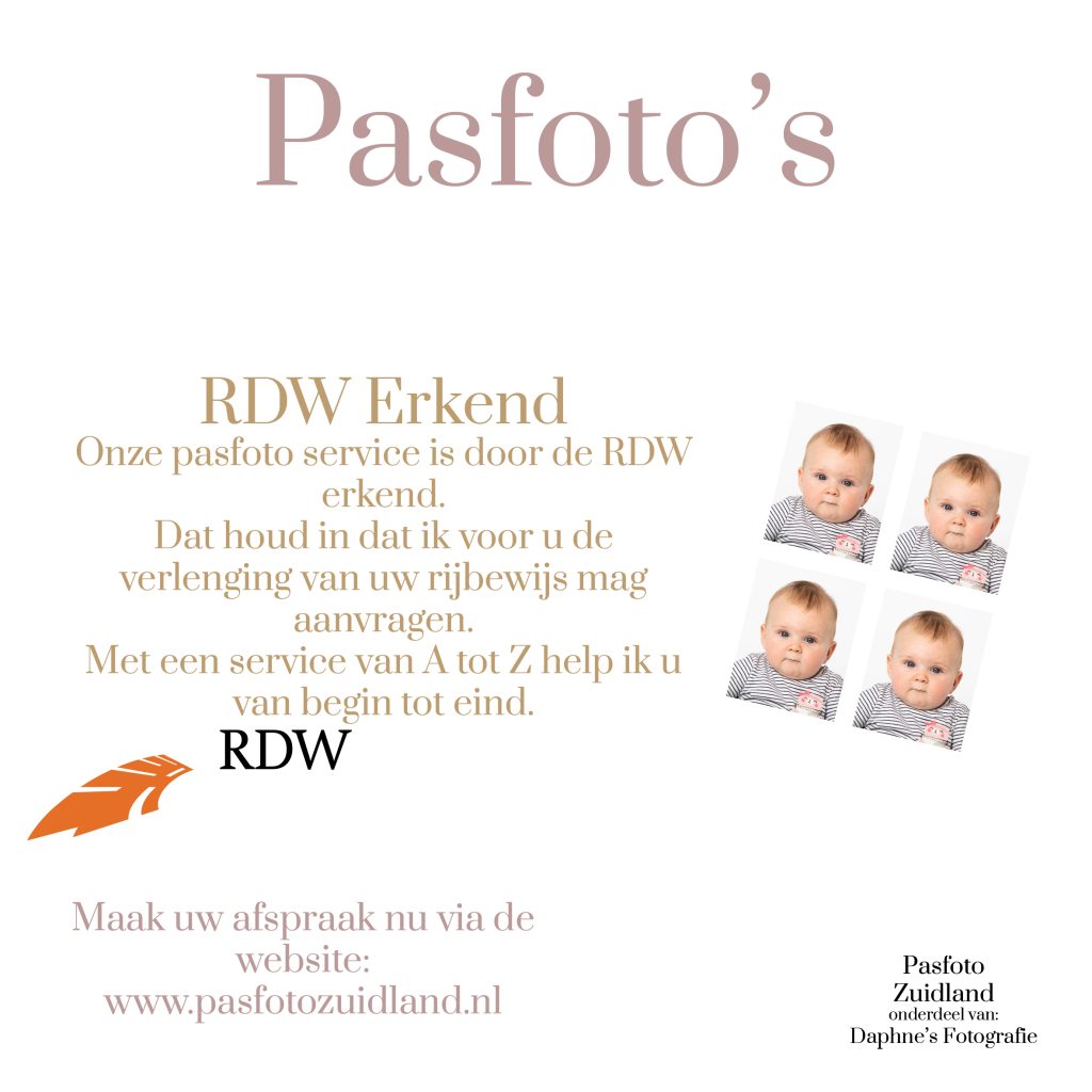 Pasfoto zuidland